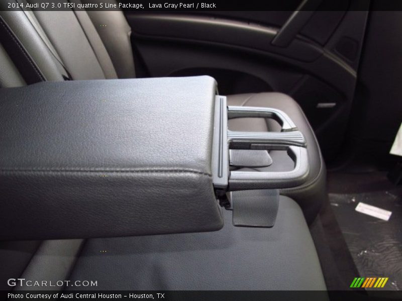 Lava Gray Pearl / Black 2014 Audi Q7 3.0 TFSI quattro S Line Package