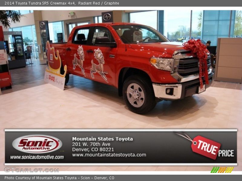 Radiant Red / Graphite 2014 Toyota Tundra SR5 Crewmax 4x4
