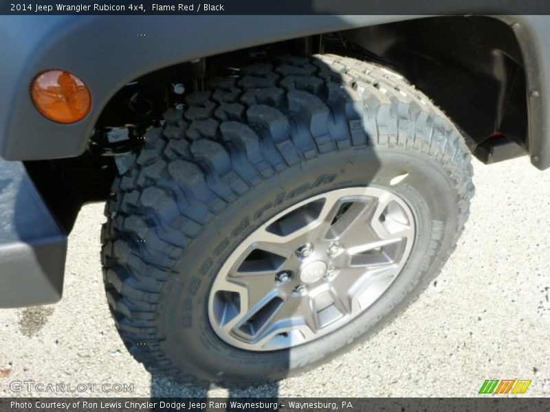 Flame Red / Black 2014 Jeep Wrangler Rubicon 4x4