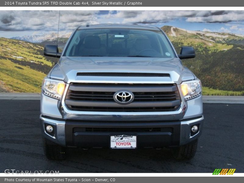 Silver Sky Metallic / Graphite 2014 Toyota Tundra SR5 TRD Double Cab 4x4