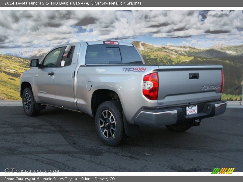 Silver Sky Metallic / Graphite 2014 Toyota Tundra SR5 TRD Double Cab 4x4