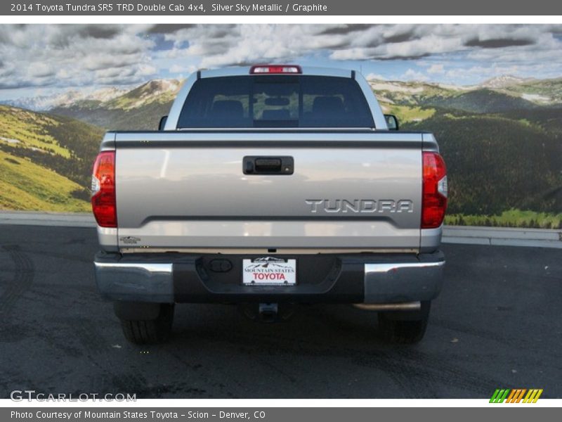 Silver Sky Metallic / Graphite 2014 Toyota Tundra SR5 TRD Double Cab 4x4