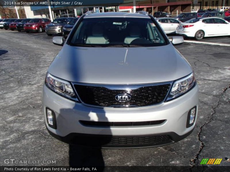 Bright Silver / Gray 2014 Kia Sorento LX AWD