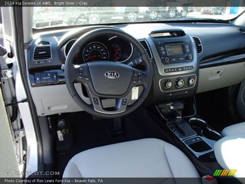 Bright Silver / Gray 2014 Kia Sorento LX AWD