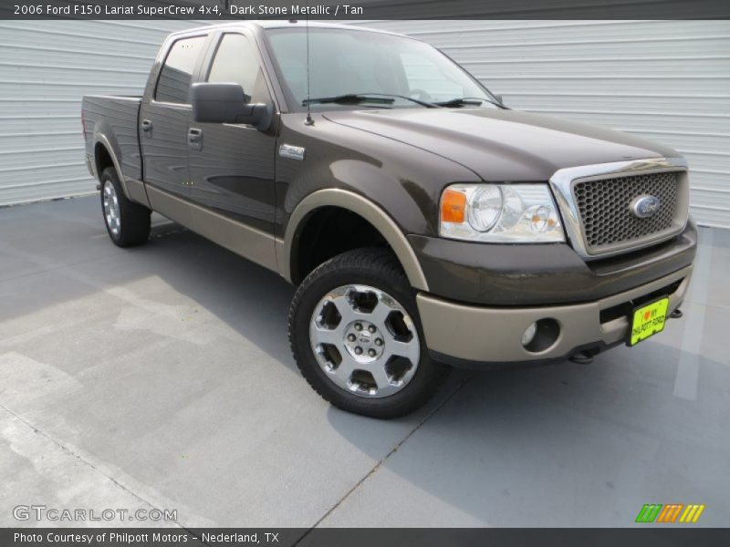 Dark Stone Metallic / Tan 2006 Ford F150 Lariat SuperCrew 4x4