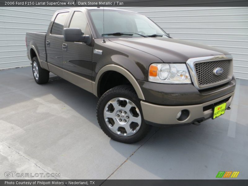Dark Stone Metallic / Tan 2006 Ford F150 Lariat SuperCrew 4x4