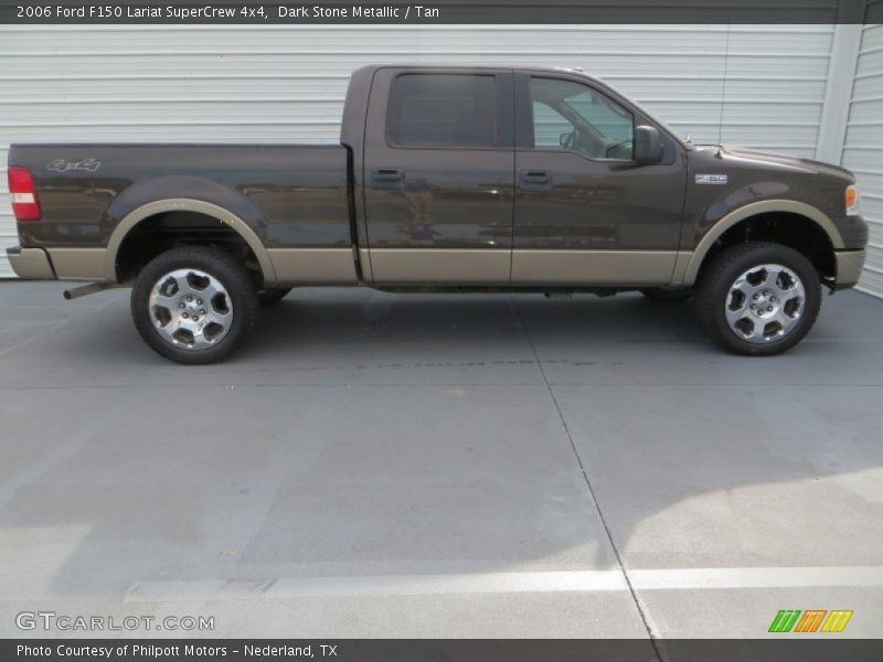 Dark Stone Metallic / Tan 2006 Ford F150 Lariat SuperCrew 4x4