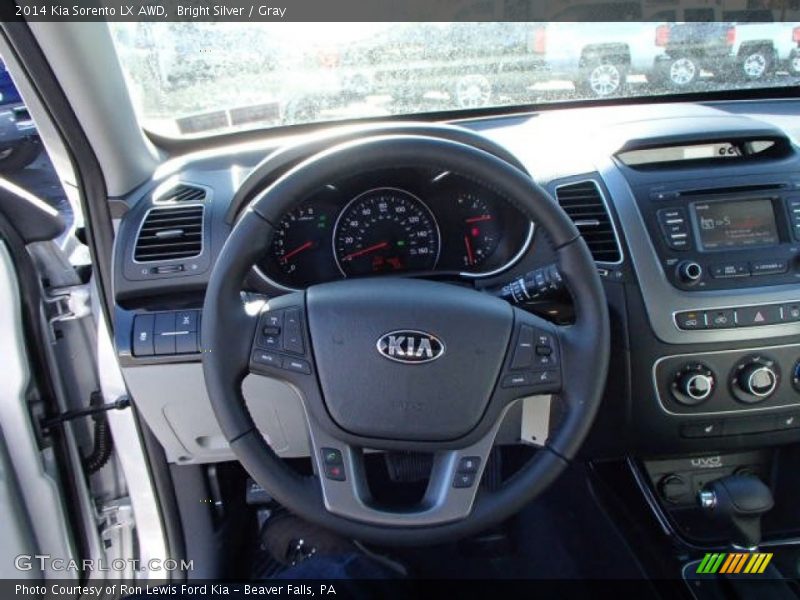 Bright Silver / Gray 2014 Kia Sorento LX AWD