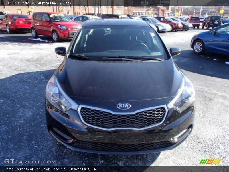 Aurora Black / Black 2014 Kia Forte LX