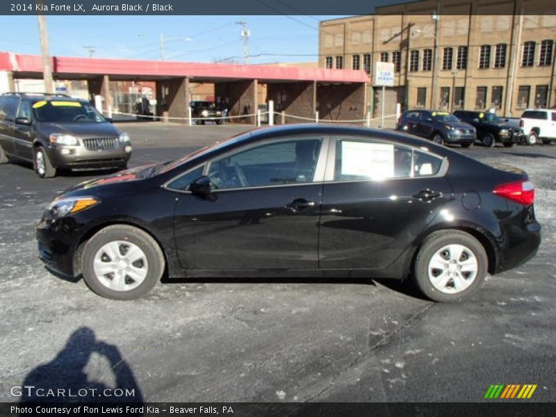 Aurora Black / Black 2014 Kia Forte LX