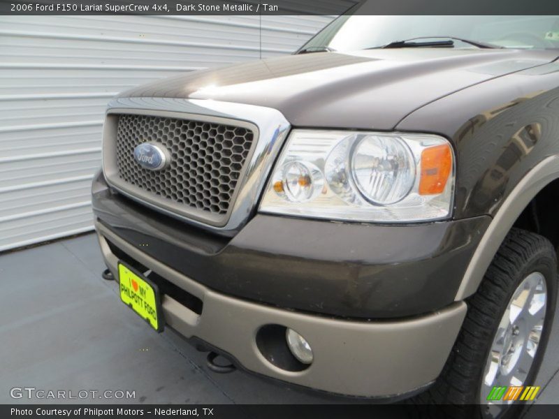 Dark Stone Metallic / Tan 2006 Ford F150 Lariat SuperCrew 4x4
