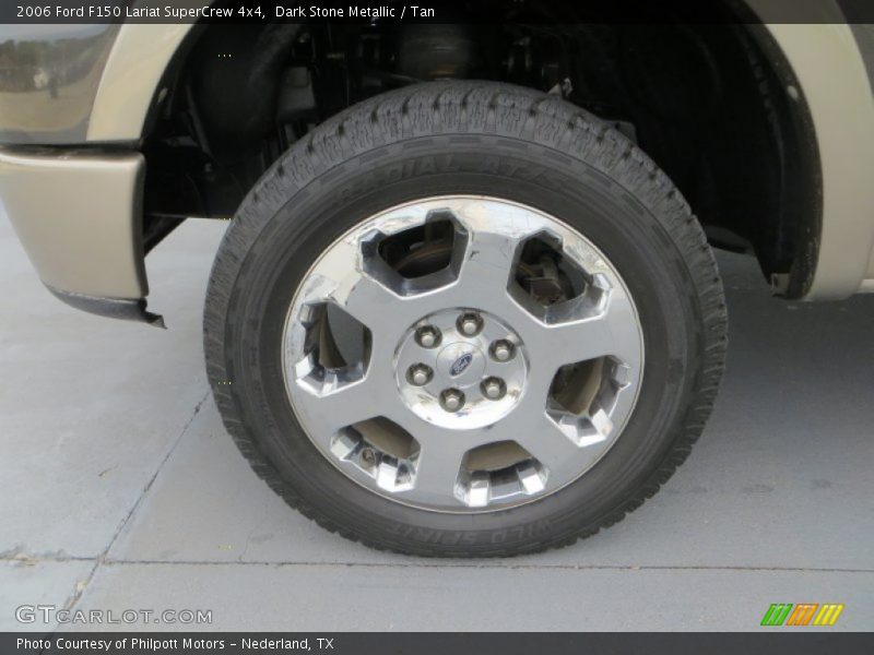 Dark Stone Metallic / Tan 2006 Ford F150 Lariat SuperCrew 4x4