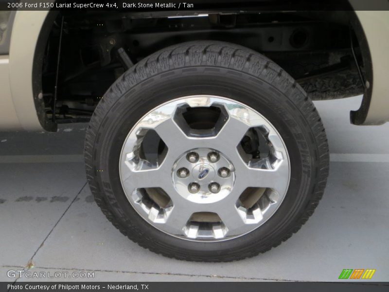 Dark Stone Metallic / Tan 2006 Ford F150 Lariat SuperCrew 4x4