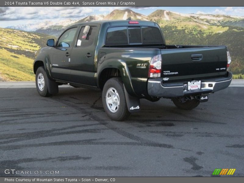 Spruce Green Mica / Graphite 2014 Toyota Tacoma V6 Double Cab 4x4