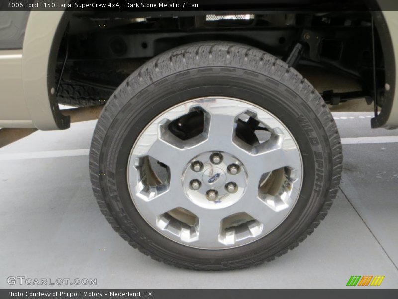 Dark Stone Metallic / Tan 2006 Ford F150 Lariat SuperCrew 4x4