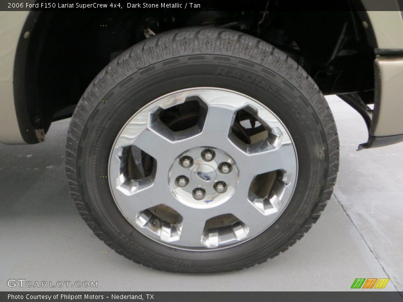 Dark Stone Metallic / Tan 2006 Ford F150 Lariat SuperCrew 4x4