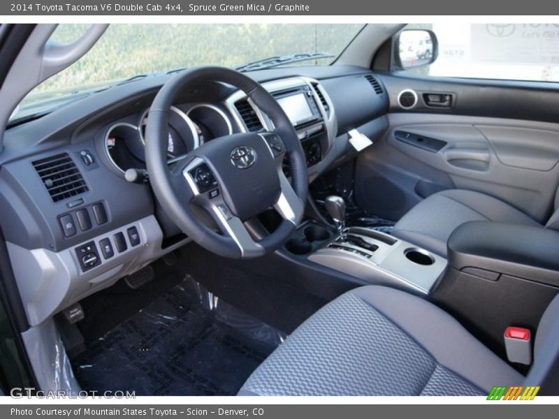 Spruce Green Mica / Graphite 2014 Toyota Tacoma V6 Double Cab 4x4