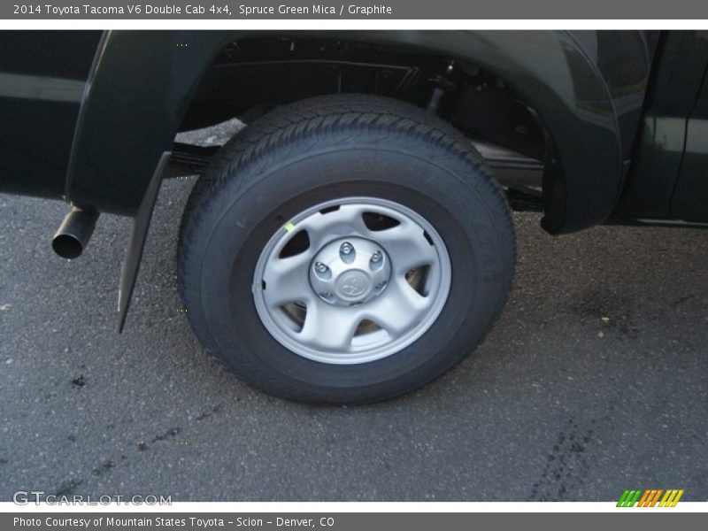Spruce Green Mica / Graphite 2014 Toyota Tacoma V6 Double Cab 4x4
