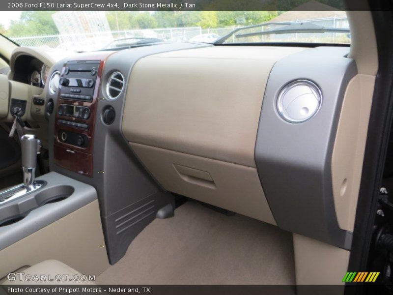 Dark Stone Metallic / Tan 2006 Ford F150 Lariat SuperCrew 4x4