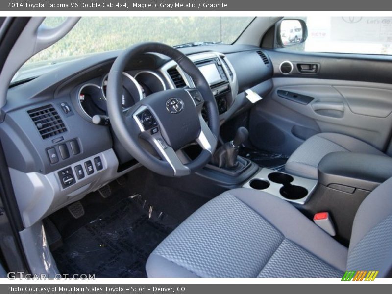 Magnetic Gray Metallic / Graphite 2014 Toyota Tacoma V6 Double Cab 4x4