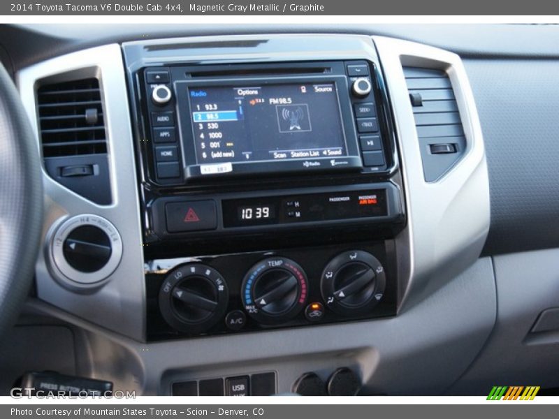 Magnetic Gray Metallic / Graphite 2014 Toyota Tacoma V6 Double Cab 4x4