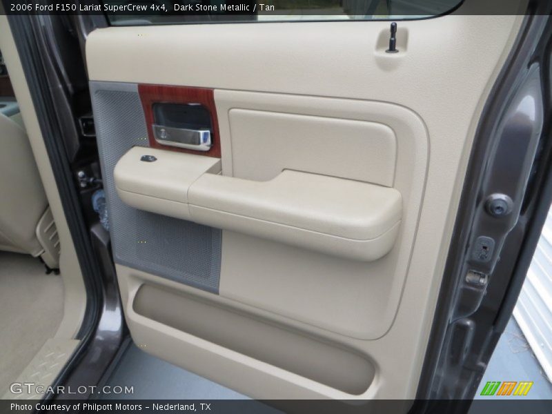 Dark Stone Metallic / Tan 2006 Ford F150 Lariat SuperCrew 4x4