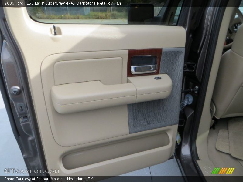 Dark Stone Metallic / Tan 2006 Ford F150 Lariat SuperCrew 4x4