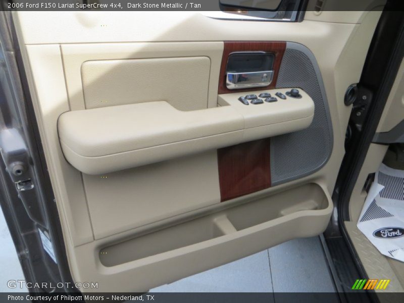 Dark Stone Metallic / Tan 2006 Ford F150 Lariat SuperCrew 4x4