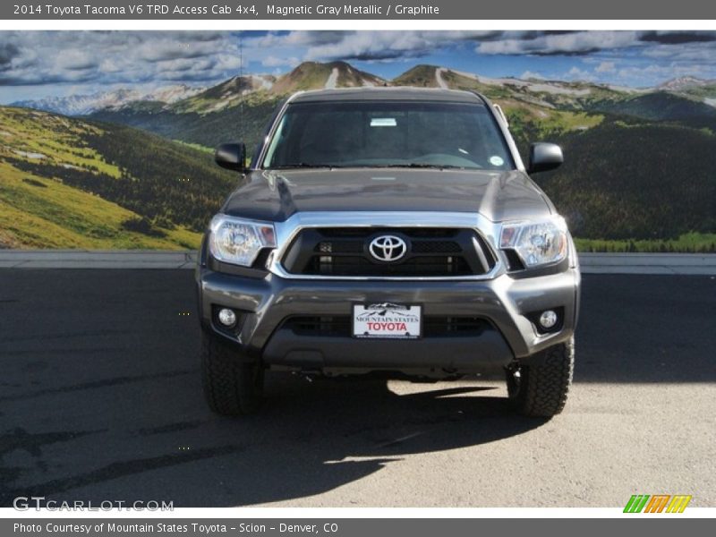 Magnetic Gray Metallic / Graphite 2014 Toyota Tacoma V6 TRD Access Cab 4x4