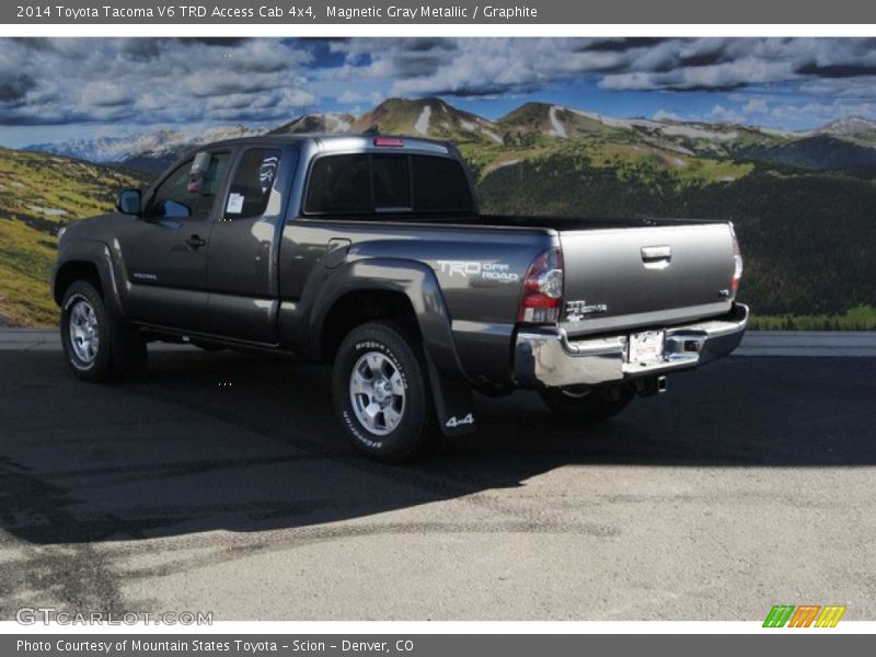 Magnetic Gray Metallic / Graphite 2014 Toyota Tacoma V6 TRD Access Cab 4x4