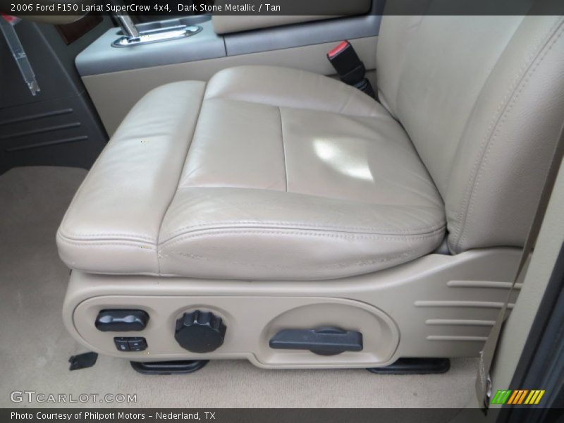 Dark Stone Metallic / Tan 2006 Ford F150 Lariat SuperCrew 4x4