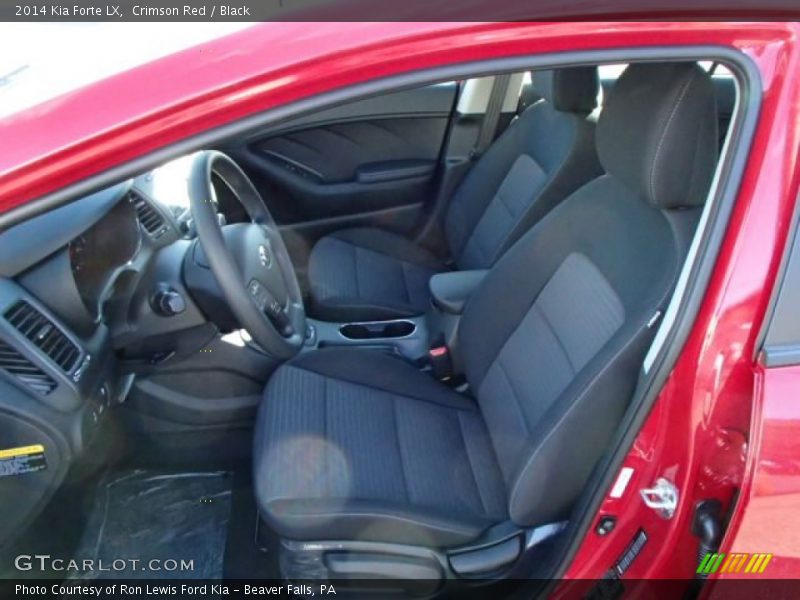 Crimson Red / Black 2014 Kia Forte LX