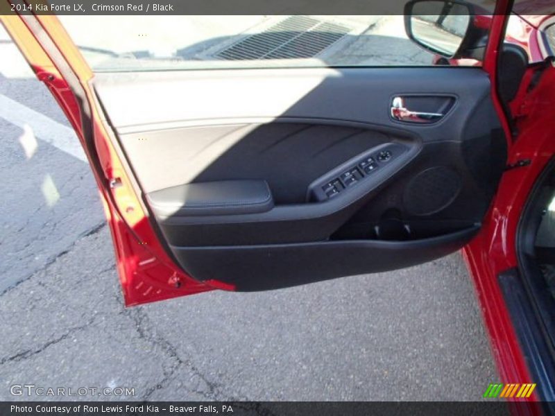 Crimson Red / Black 2014 Kia Forte LX