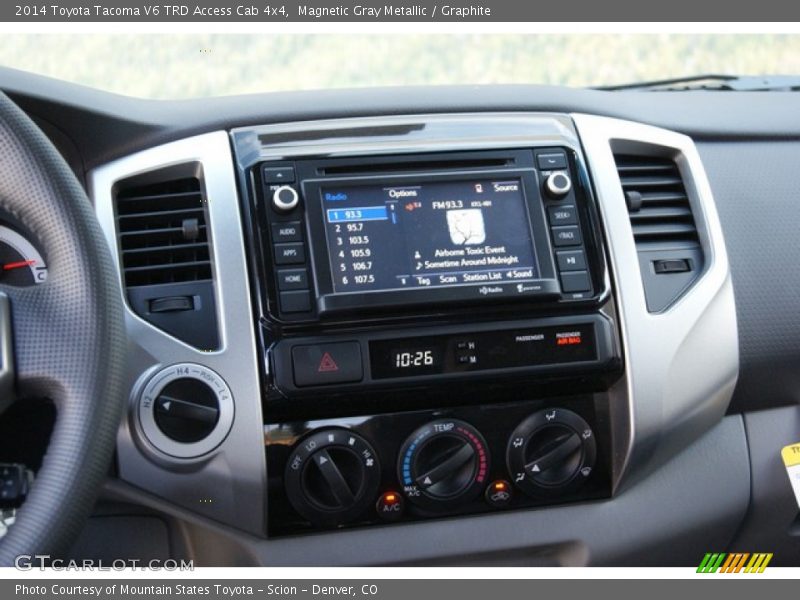 Magnetic Gray Metallic / Graphite 2014 Toyota Tacoma V6 TRD Access Cab 4x4