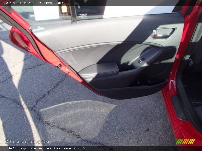 Crimson Red / Black 2014 Kia Forte LX