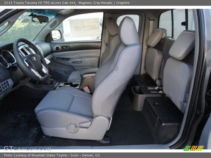 Magnetic Gray Metallic / Graphite 2014 Toyota Tacoma V6 TRD Access Cab 4x4