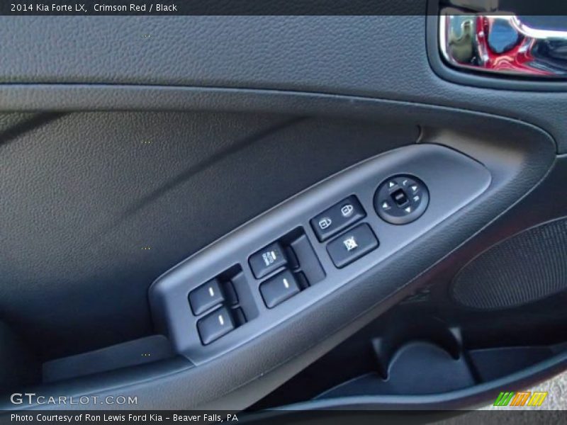 Crimson Red / Black 2014 Kia Forte LX