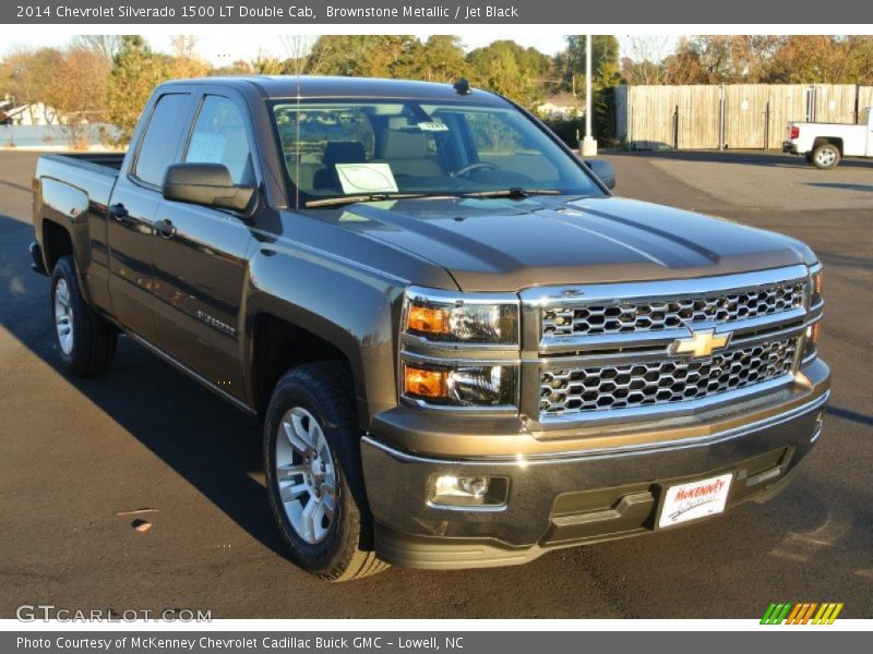 Brownstone Metallic / Jet Black 2014 Chevrolet Silverado 1500 LT Double Cab