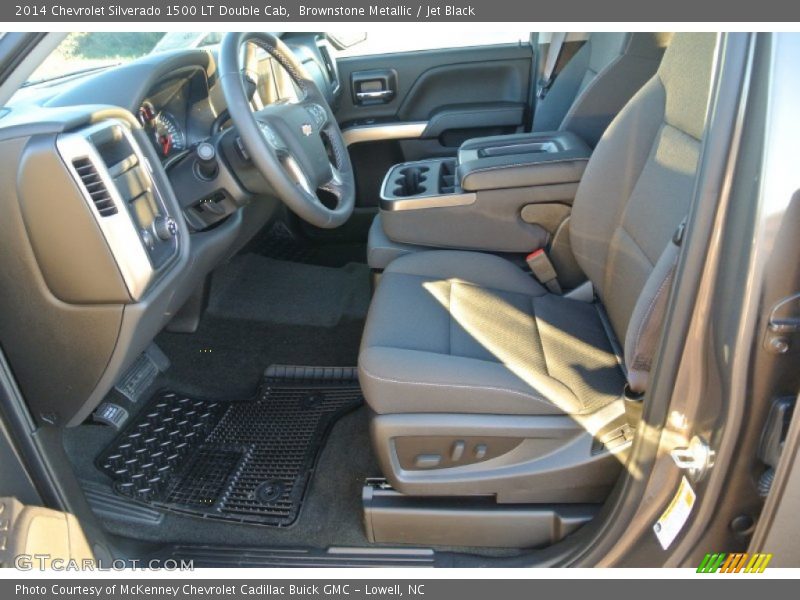 Brownstone Metallic / Jet Black 2014 Chevrolet Silverado 1500 LT Double Cab