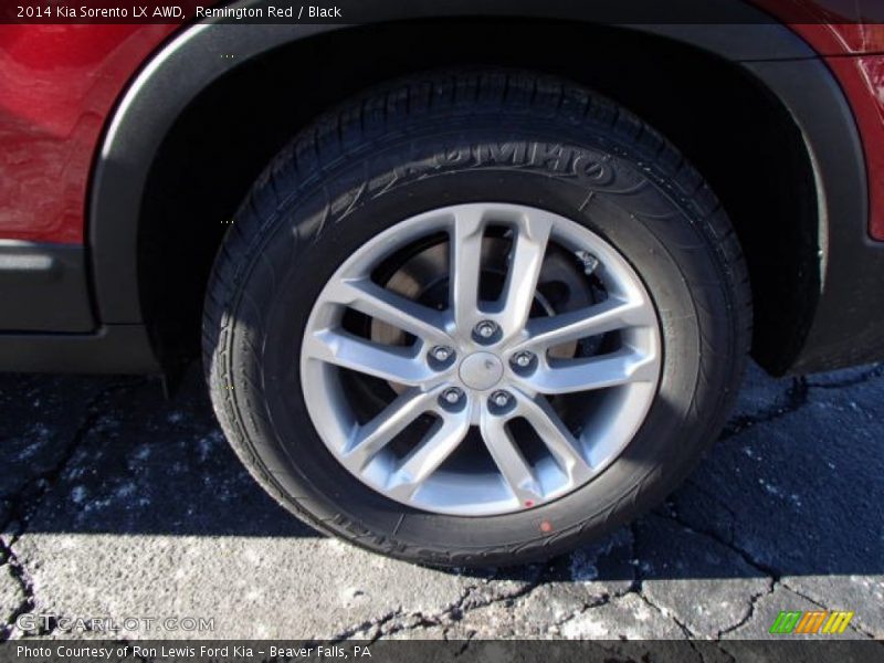 Remington Red / Black 2014 Kia Sorento LX AWD
