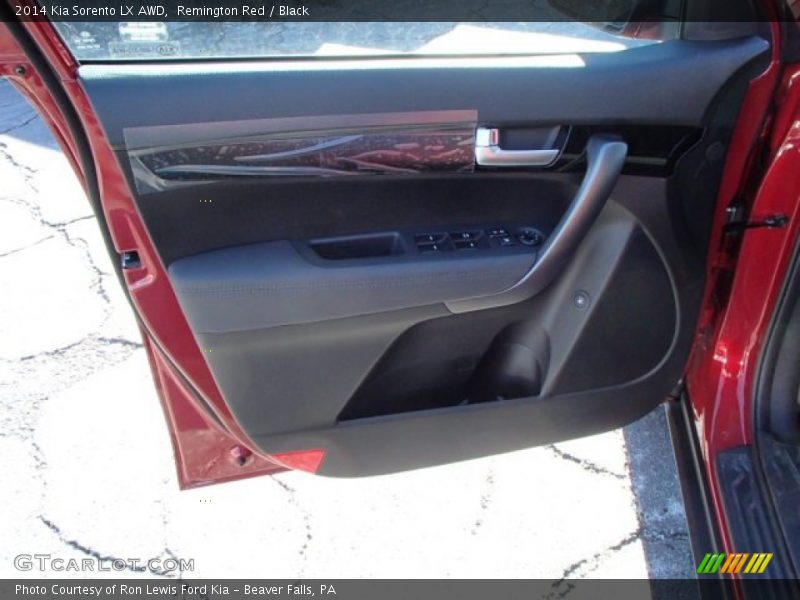 Remington Red / Black 2014 Kia Sorento LX AWD