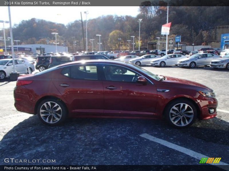 Remington Red / Black 2014 Kia Optima SX Turbo
