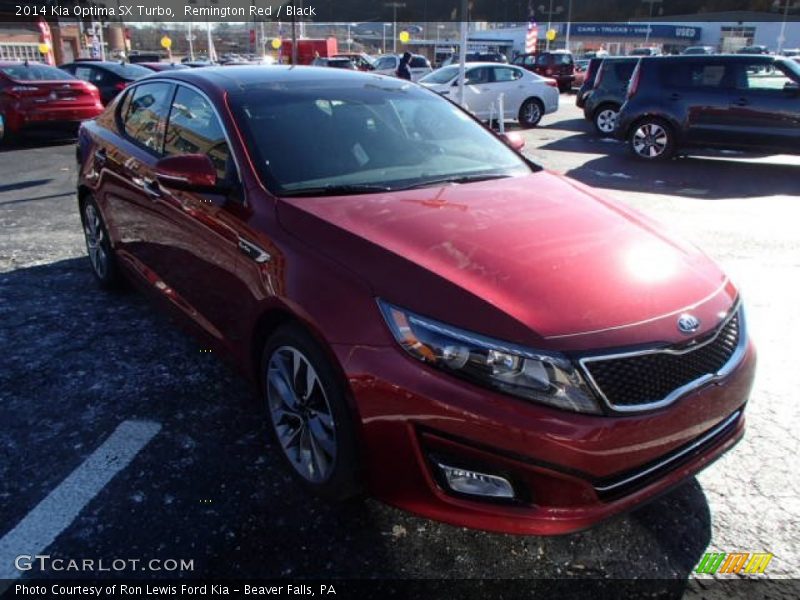 Remington Red / Black 2014 Kia Optima SX Turbo