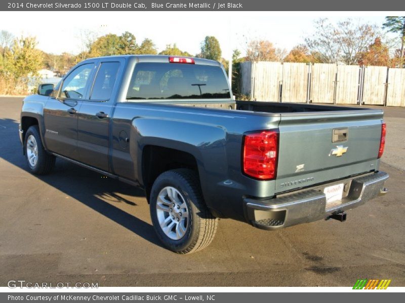 Blue Granite Metallic / Jet Black 2014 Chevrolet Silverado 1500 LT Double Cab