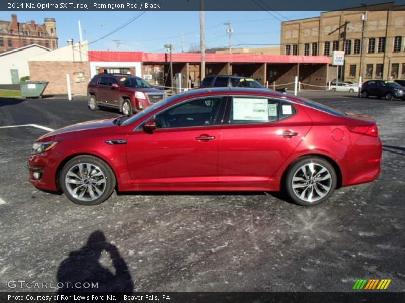  2014 Optima SX Turbo Remington Red