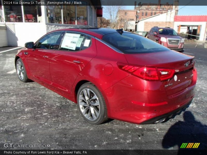 Remington Red / Black 2014 Kia Optima SX Turbo