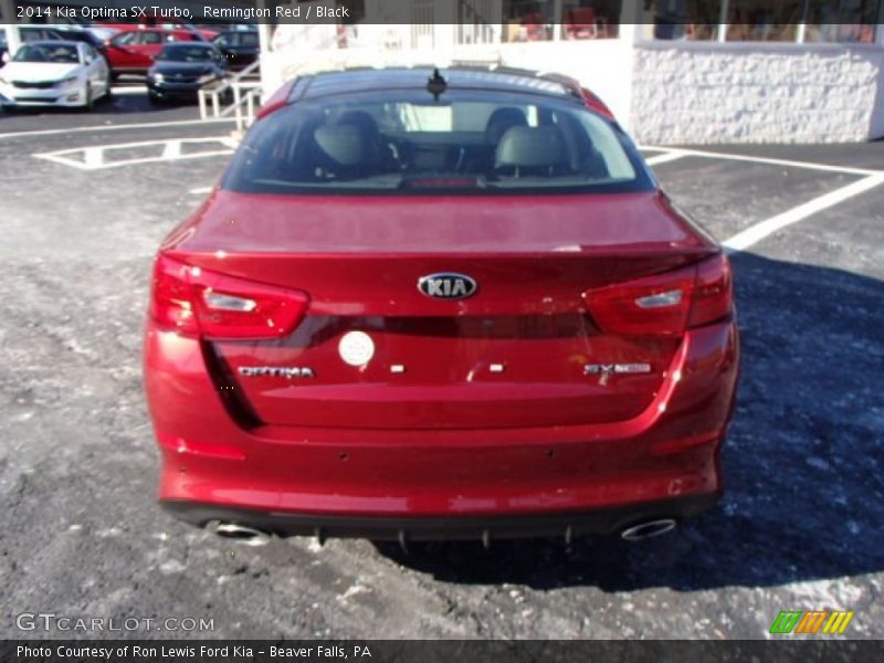 Remington Red / Black 2014 Kia Optima SX Turbo