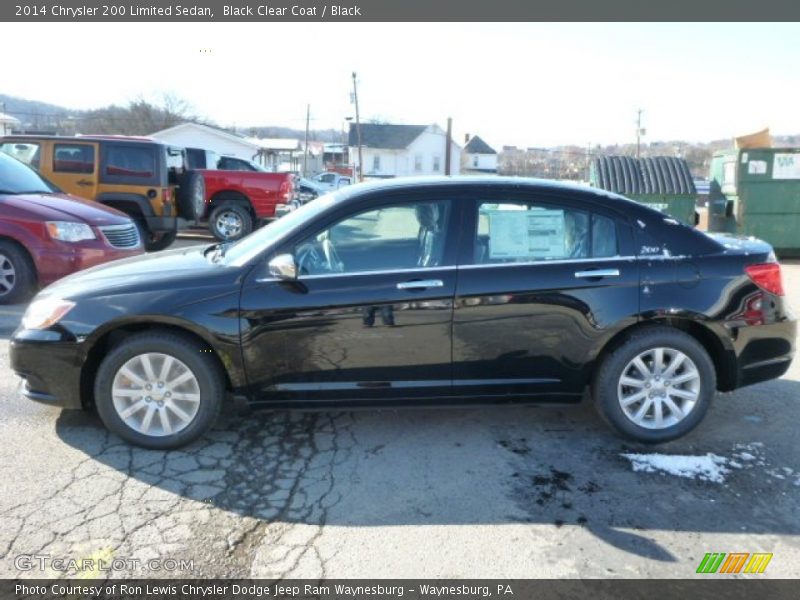 Black Clear Coat / Black 2014 Chrysler 200 Limited Sedan