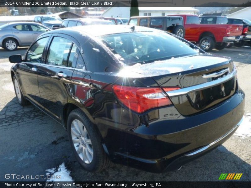 Black Clear Coat / Black 2014 Chrysler 200 Limited Sedan