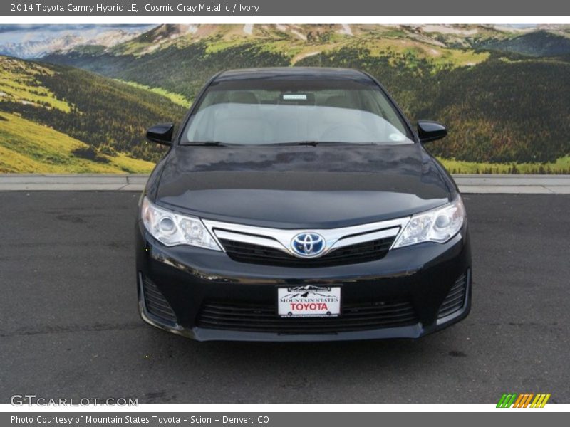 Cosmic Gray Metallic / Ivory 2014 Toyota Camry Hybrid LE